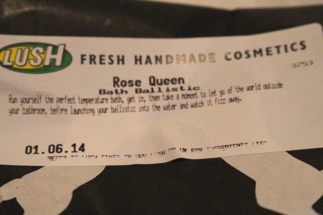 Lush haul - rose queen
